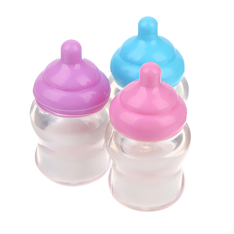 3PCS Dollhouse Baby Bottle Acc - Resin Art Baby review and price