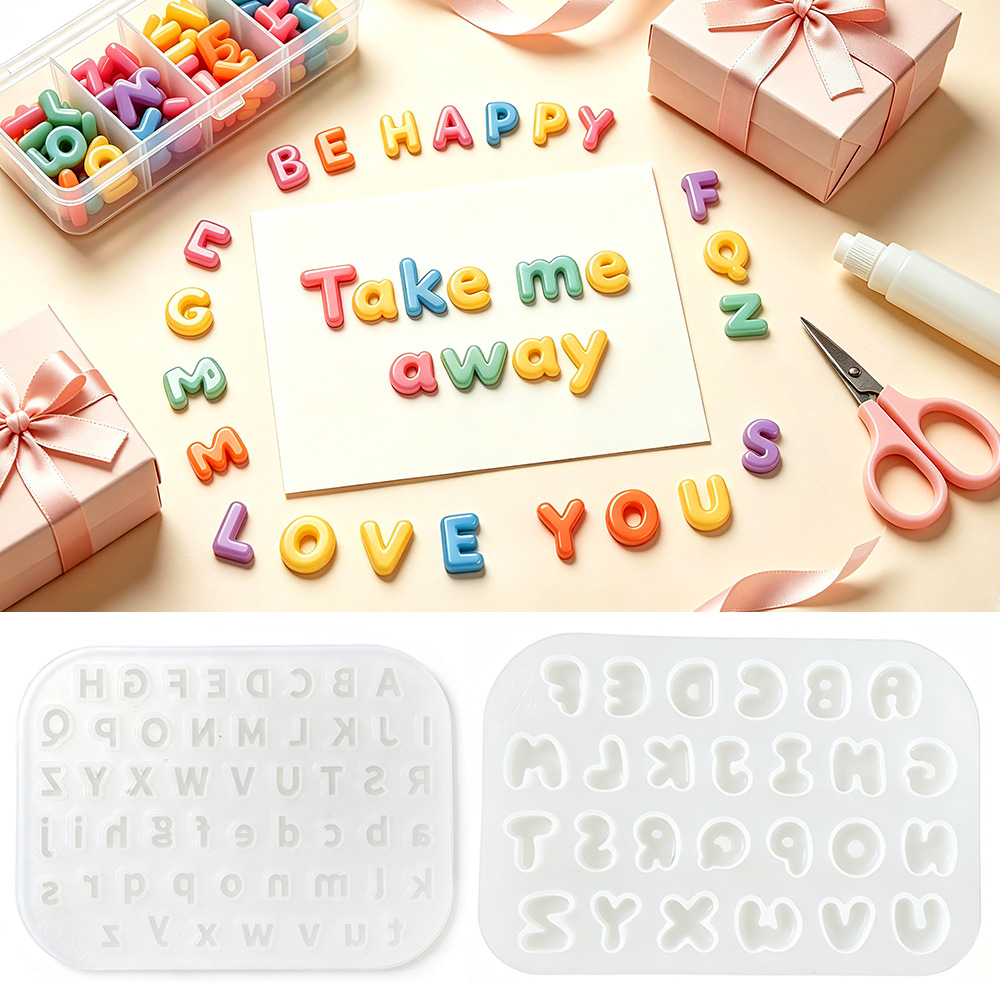 New 26 Mini Alphabet Silicone  - Resin Art Alphabet review and price