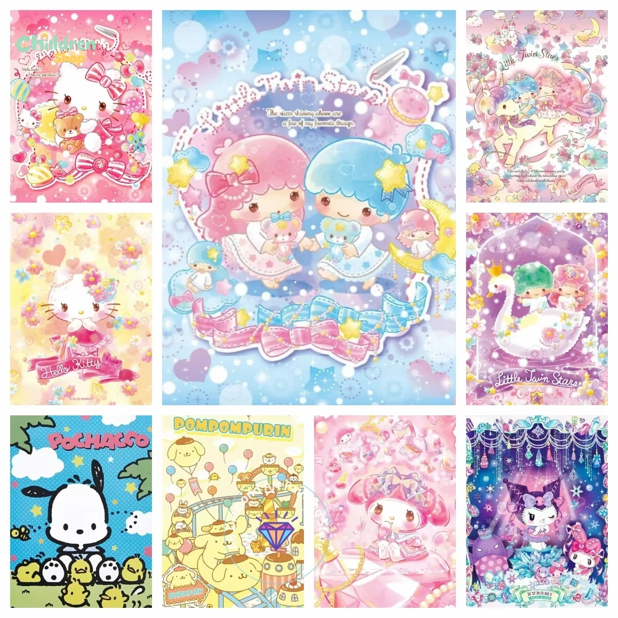 Sanrio Cinnamoroll Kuromi Gemi - Resin Art Work review and price